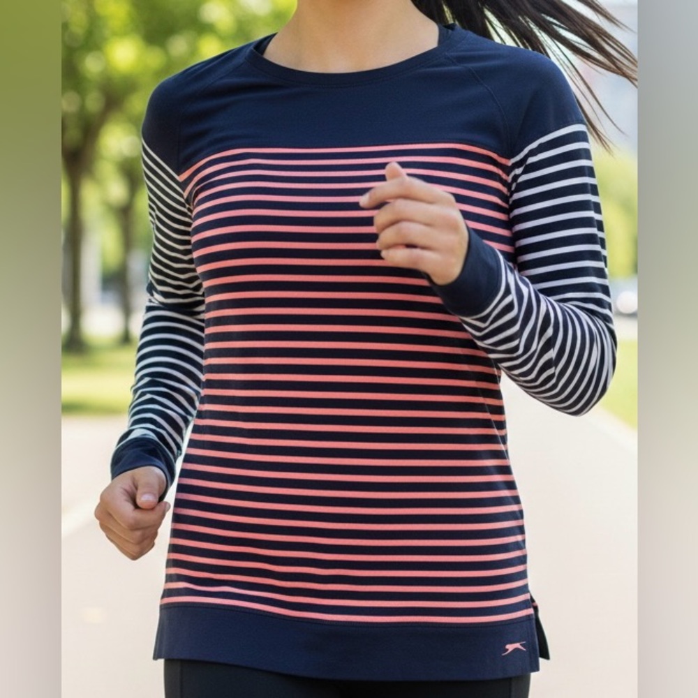 Slazenger Striped Athletic Top